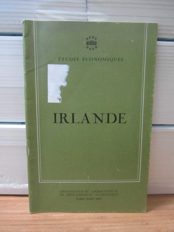 Etudes Economiques de L'OCDE - Irlande - Mars 1965