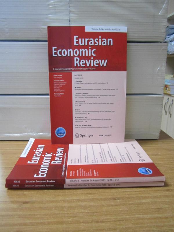 EURASIAN ECONOMIC REVIEW - Vol 9 No 1 - March 2019 - EBES Eurasia Business and Economics Society