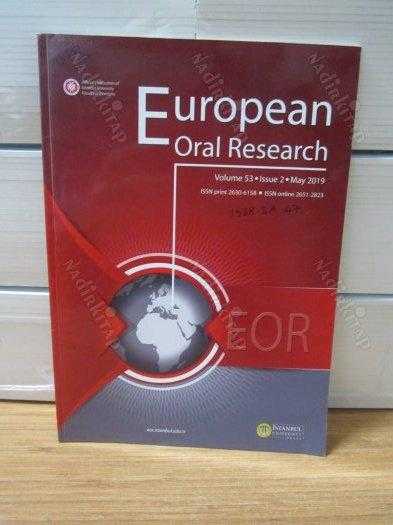 European Oral Research - Volume 53 Issue 1 - January 2019