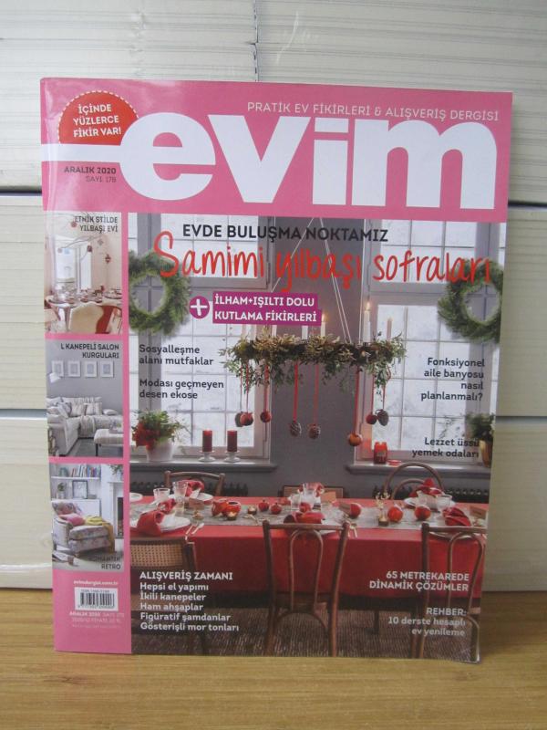 EVİM Pratik Ev Fikirleri ve Alışveriş Dergisi - Sayı 178 - Aralık 2020
