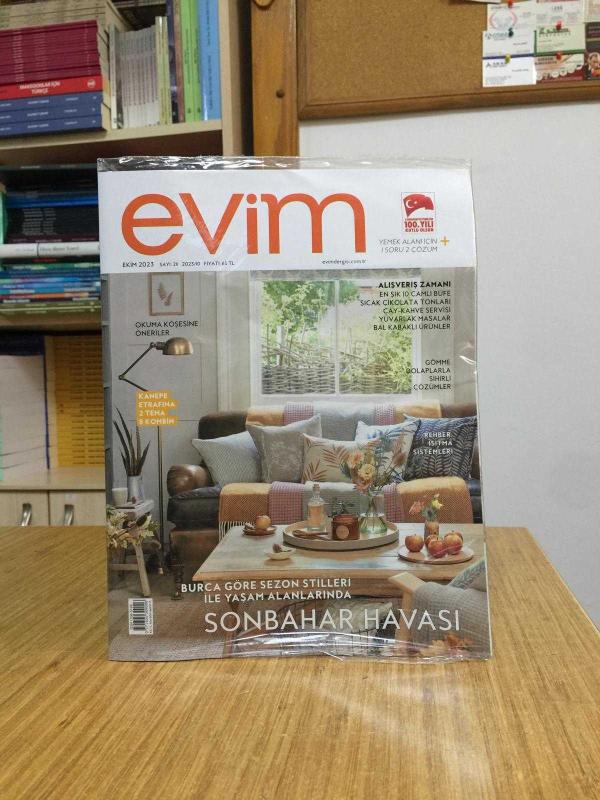 EVİM Pratik Ev Fikirleri ve Alışveriş Dergisi - Sayı 211 - Ekim 2023