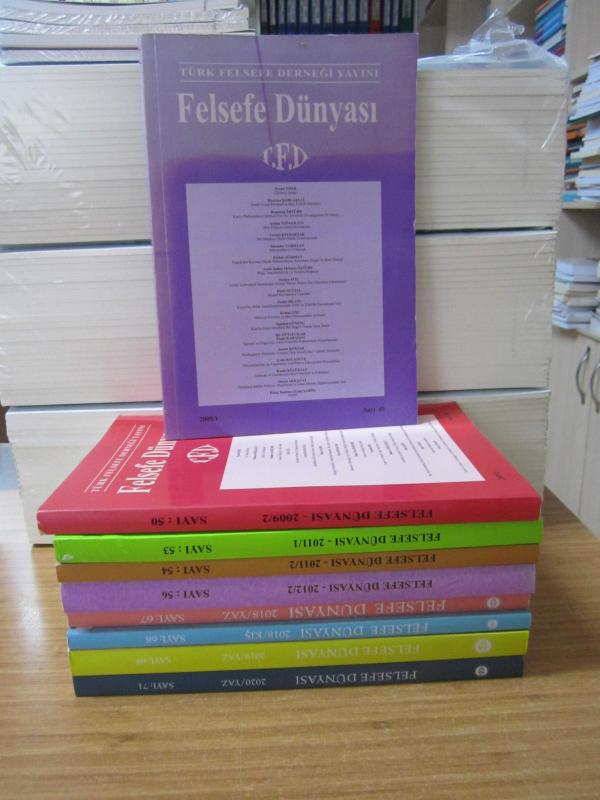 FELSEFE DÜNYASI Dergisi - Sayı 68 - Kış 2018 - Türk Felsefe Derneği