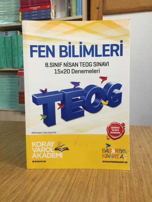 FEN BİLİMLERİ 8. Sınıf Nisan TEOG Sınavı 15x20 Denemeleri / KORAY VAROL AKADEMİ