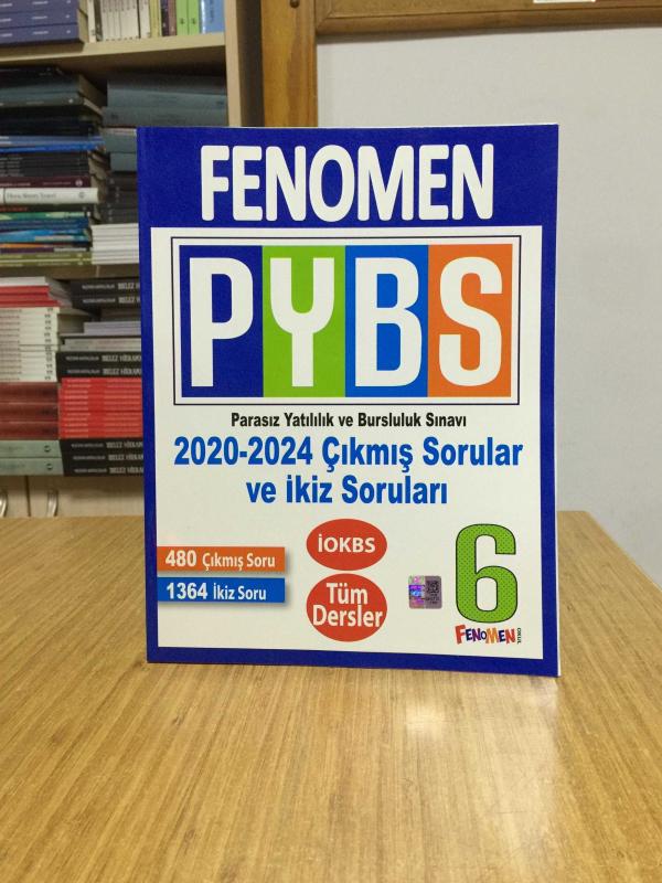 Fenomen Kitap 6. Sınıf PYBS Tüm Dersler Çıkmış ve İkiz Sorular 2020 - 2024