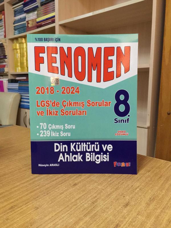 Fenomen Kitap 8. Sınıf LGS Din Kültürü ve Ahlak Bilgisi Çıkmış ve İkiz Sorular 2018-2024