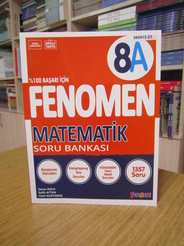FENOMEN OKUL Fenomen Matematik Soru Bankası 8A / Kurmay Yayın Grubu