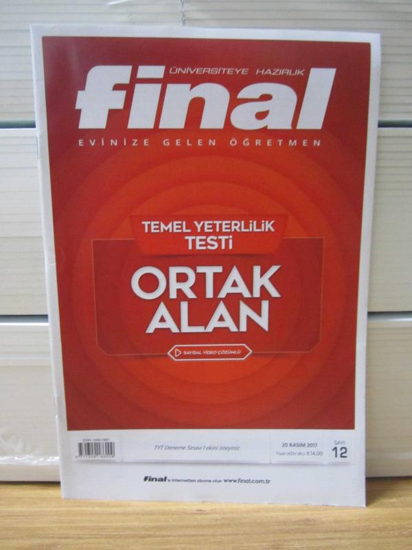 Final Haftalık Temel YeterlilikTesti (TYT) Hazırlık Dergisi - 4 Aralık 2017 Sayı 14