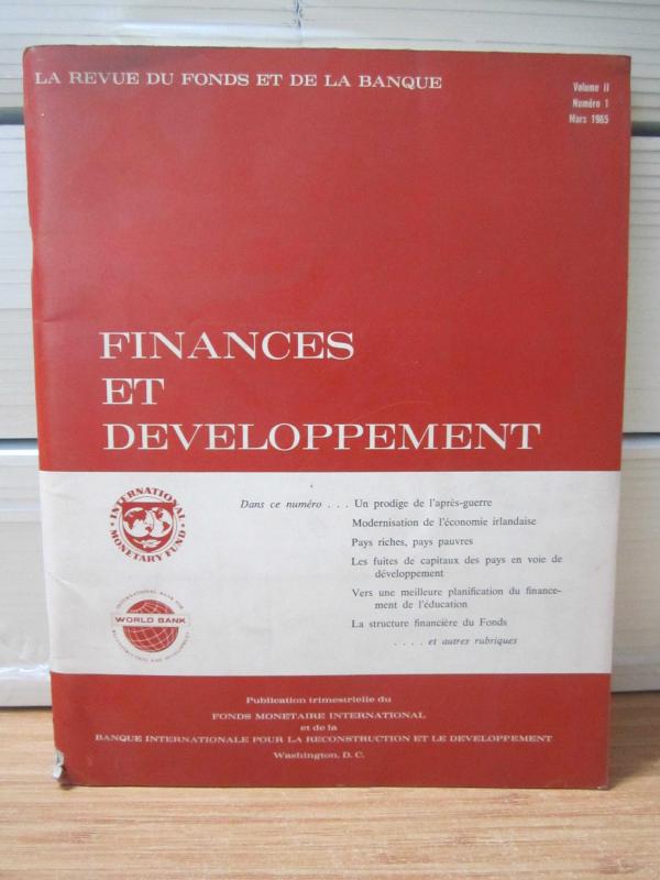 FINANCES ET DEVELOPPEMENT - Vol 2 No 1 - Mars 1965 - La Revue du Fonds et de la Banque - Fonds Monétaire International
