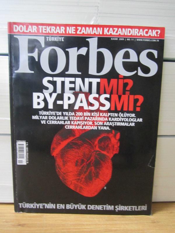FORBES Türkiye - Kasım 2009 [ Stent Mi? By-Pass Mı? ]