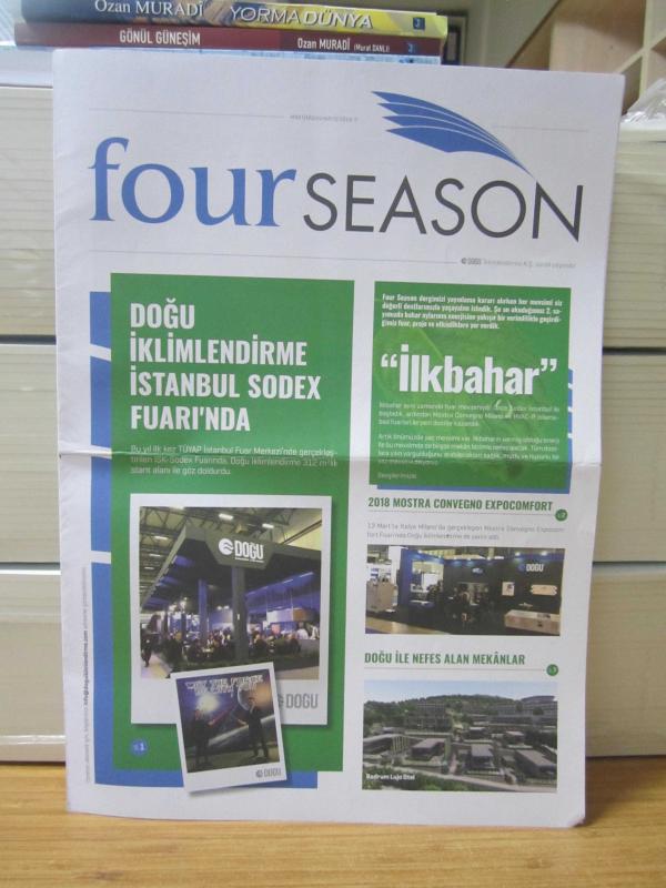 FOUR SEASON - Mart Nisan Mayıs 2018/2 - DOĞU İklimlendirme A.Ş.