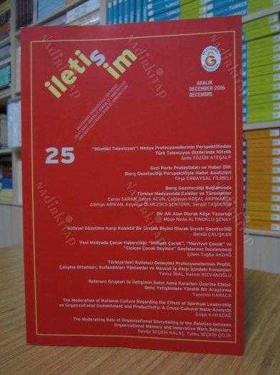 Galatasaray Üniversitesi İletişim Dergisi - Sayı 25   Aralık 2016
