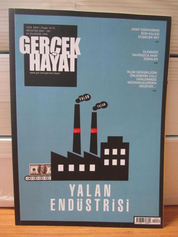 Gerçek Hayat Dergisi - Sayı 1070 - Ağustos 2021 (1443 Hicri Takvim Hediyeli)