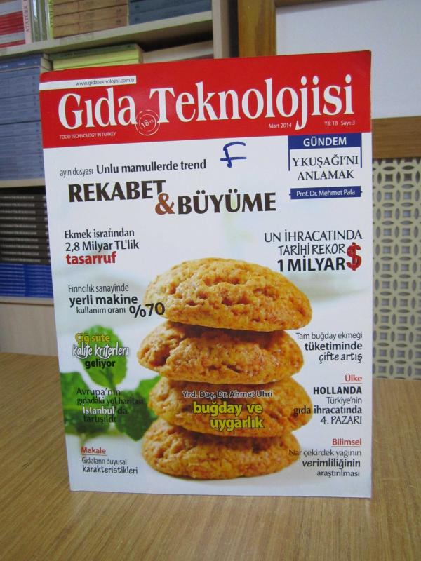 Gıda Teknolojisi Dergisi - Yıl 18 Sayı 3 - Mart 2014