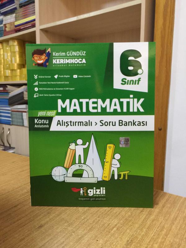 Gizli Yayınları 6. Sınıf Matematik Konu Anlatımlı Soru Bankası