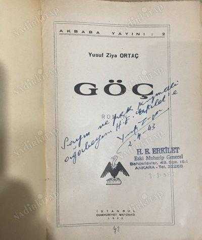 Göç - Yusuf Ziya Ortaç - İmzalı