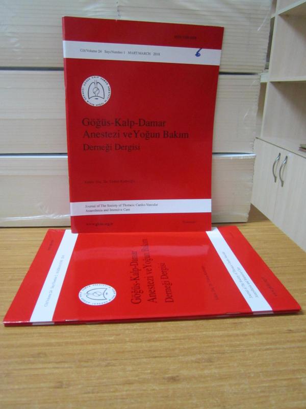 Gögüs-Kalp-Damar Anestezi ve Yoğun Bakım Derneği Dergisi - 2018 Yılı Cilt 24 - 3 Sayı TAKIM (Sayılar:1-2-3)