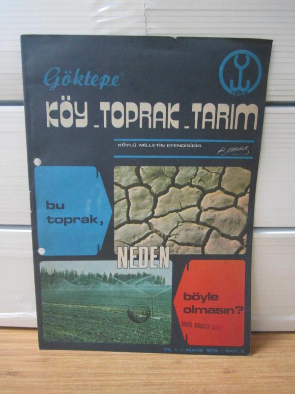GÖKTEPE KÖY TOPRAK TARIM - Yıl 1 - Mayıs 1976 - Sayı 2 - Göktepe Plastik Sanayii ve Ticaret Ltd. Şti.