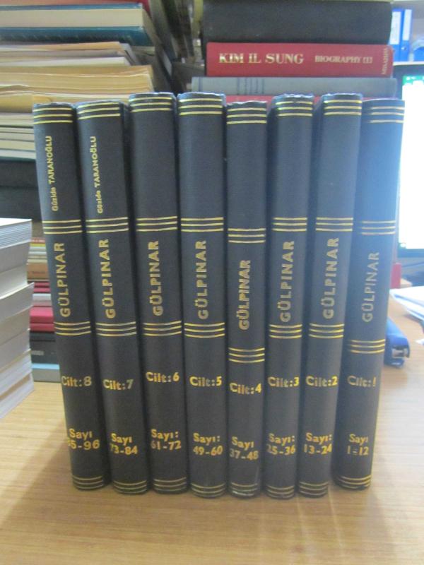Gülpınar Aylık Fikir Kültür Sanat Edebiyat Dergisi - 1 - 8 Cilt Tam Takım - Mayıs 1976 - Nisan 1984 1- 89 Sayılar