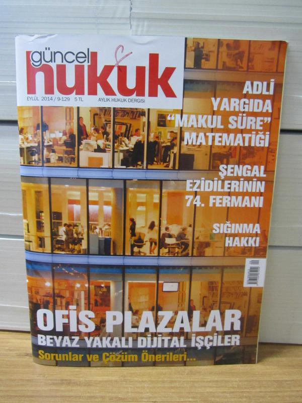 Güncel Hukuk - Eylül 2014 Sayı 129