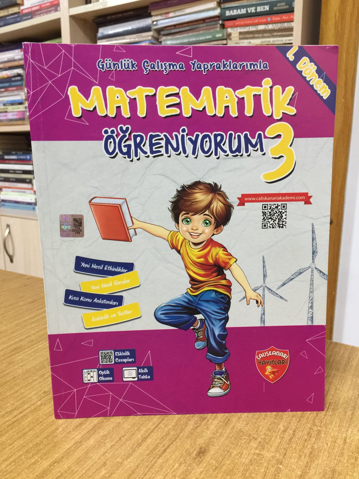 Günlük Çalışma Yapraklarımla Matematik Öğreniyorum 3 (1. Dönem) Çalışkan Arı Yayınları