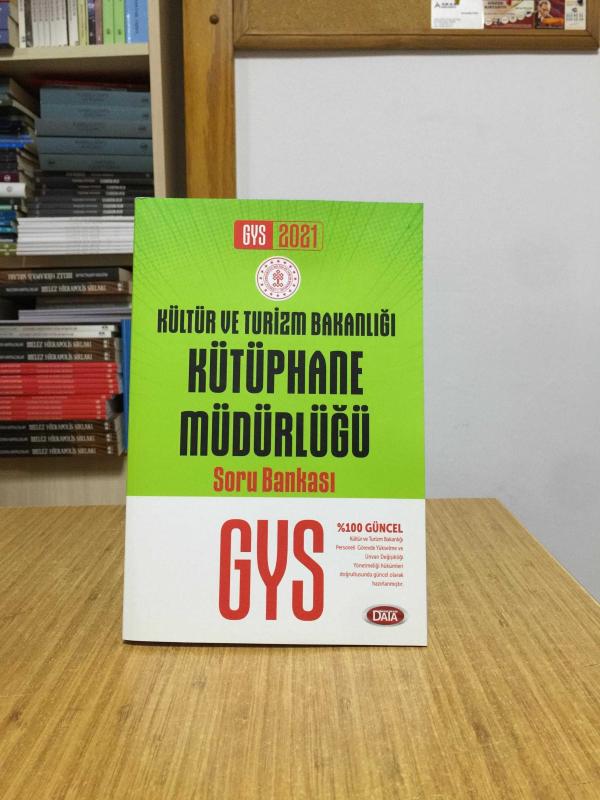GYS 2021 Kültür ve Turizm Bakanlığı Kütüphane Müdürlüğü Soru Bankası