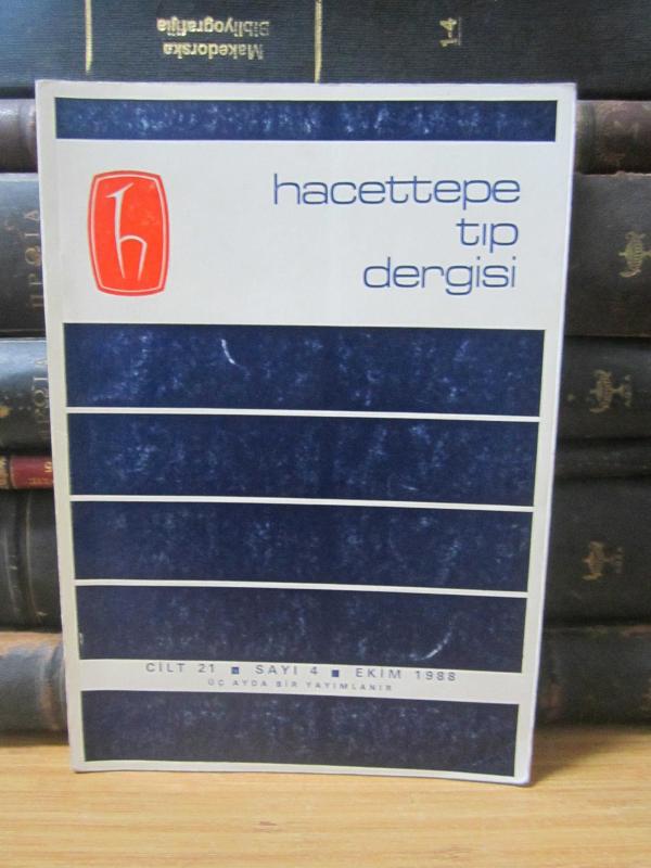 Hacettepe Tıp Dergisi - Cilt 21 Sayı 4 - Ekim 1988