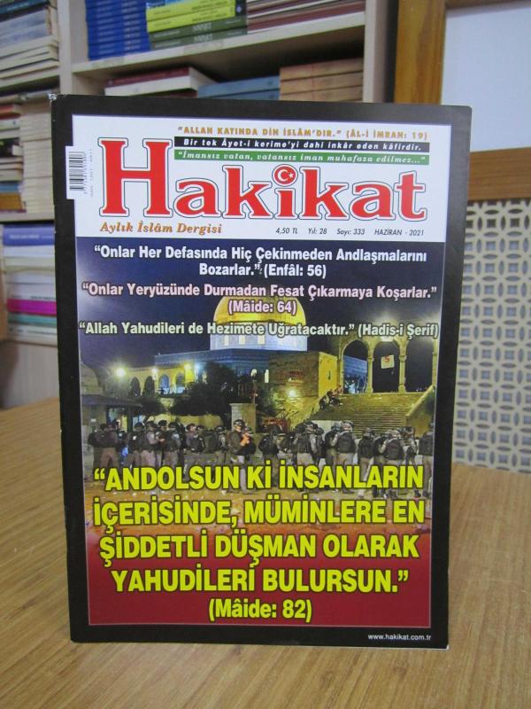 Hakikat Dergisi - Sayı 333 - Haziran 2021