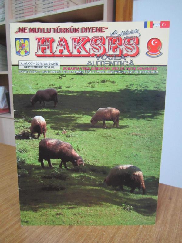 HAKSES Romanya Türk Demokrat Birliği Dergisi - Eylül 2015 - No 9 (242)