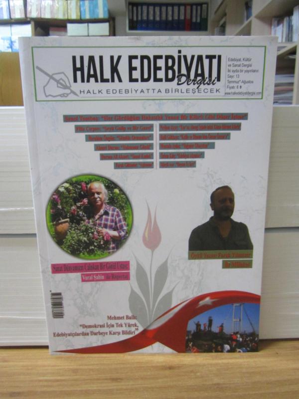 Halk Edebiyatı Dergisi - Sayı 13 - Temmuz Ağustos 2016