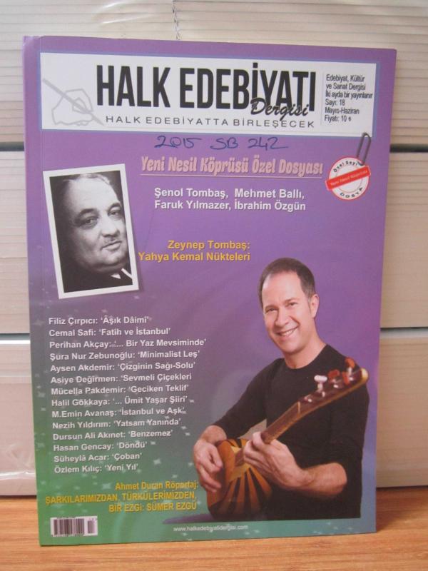 Halk Edebiyatı Dergisi - Sayı 18 - Mayıs Haziran 2017