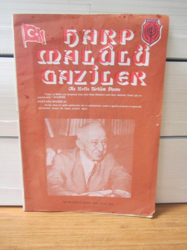 HARP MALULÜ GAZİLER Dergi - Ocak Şubat Mart 1993 - Sayı 354 - Türkiye Harp Malulü Gaziler, Şehit, Dul ve Yetimleri Derneği