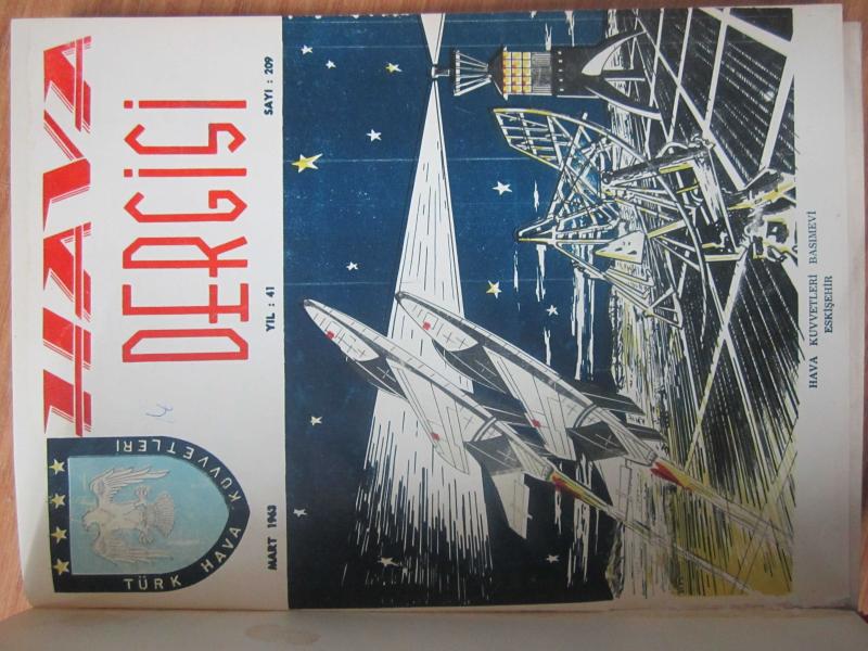 Hava Dergisi - Sayı 209-210-211-212-213 CİLTLİ TAKIM (Mart 1963-Mart 1964)