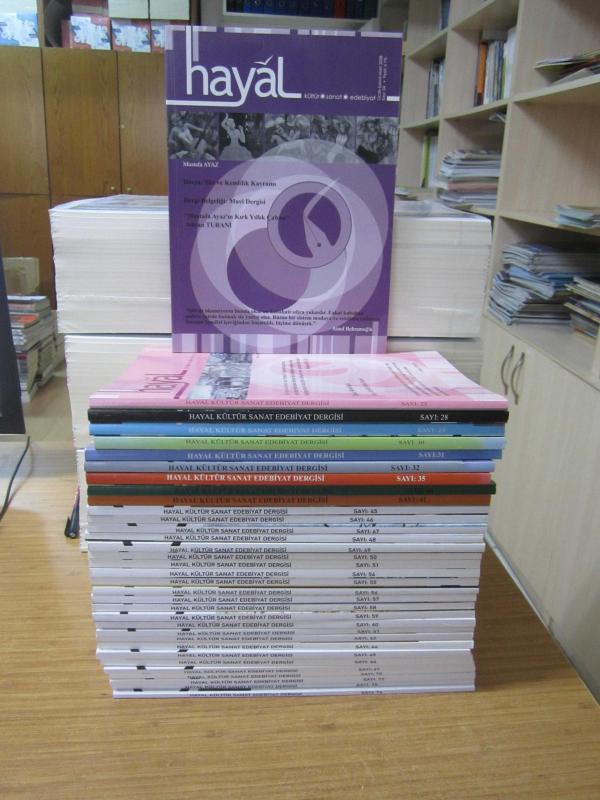 HAYAL Kültür Sanat Edebiyat Dergisi - 2008-2021 Yılları Arası Yayınlanmış 37 Farklı Sayı TAKIM (Mevcut Sayılar Açıklamada)