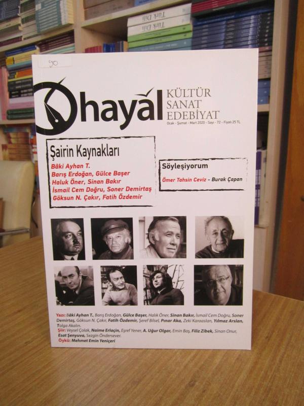 HAYAL Kültür Sanat Edebiyat Dergisi - Sayı 72 - Ocak Şubat Mart 2020