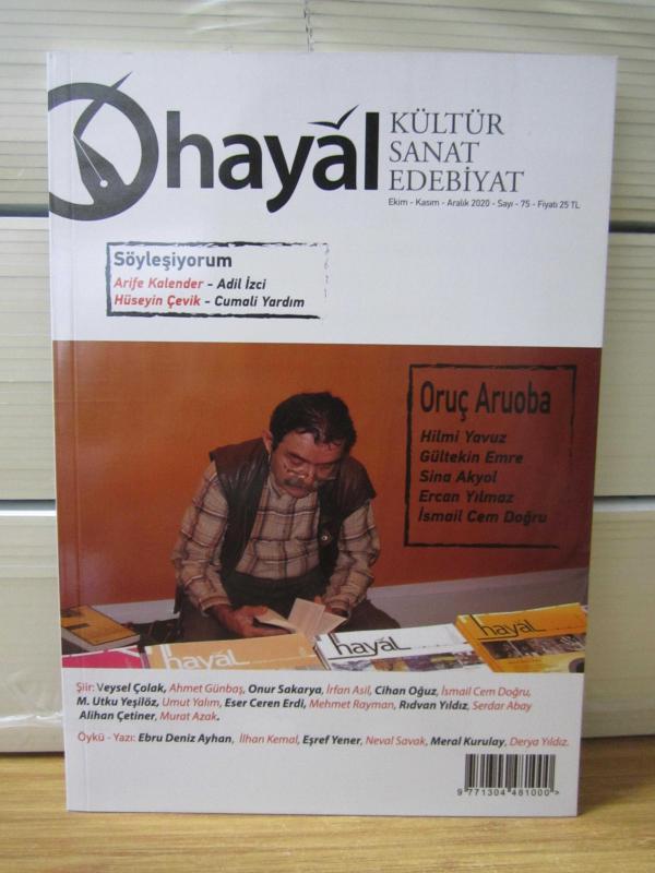 HAYAL Kültür Sanat Edebiyat Dergisi - Sayı 75 - Ekim Kasım Aralık 2020