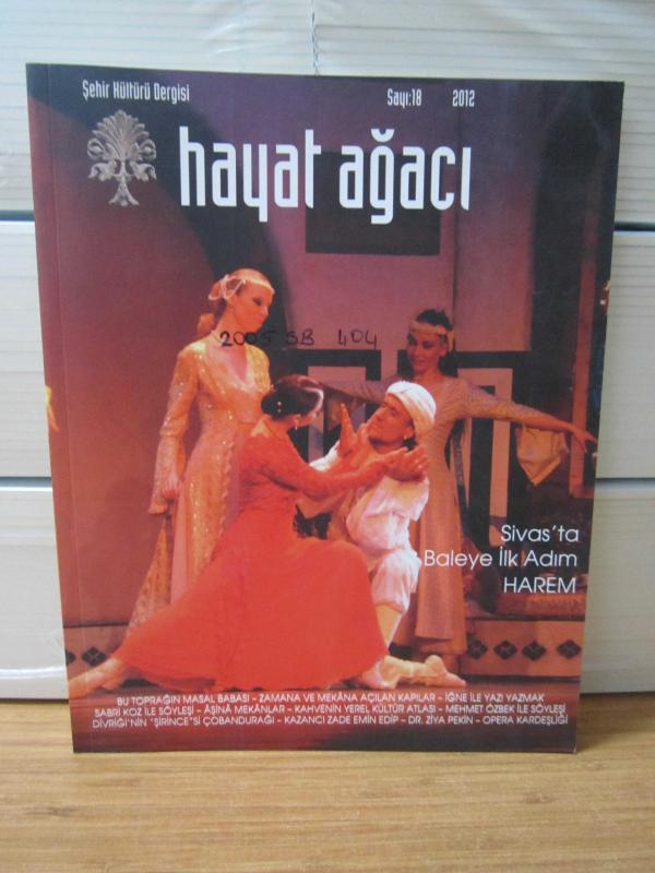 HAYAT AĞACI Sivas Şehir Kültürü Dergisi - Sayı 21 - Yıl 2013