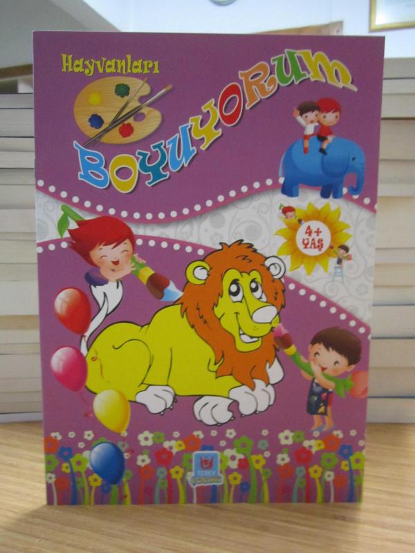 Hayvanları Boyuyorum (4+ Yaş Boyama Kitabı)