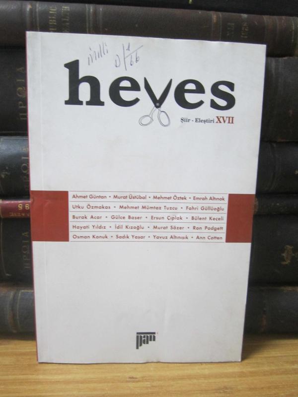 Heves Dergisi Şiir-Eleştiri - Nisan 2008 - Sayı 17