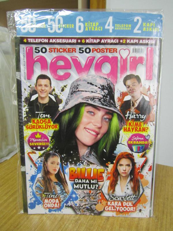 Heygirl Dergisi - No 8 - Ağustos 2021 [ Sticker ve Poster Ekleri Mevcut]