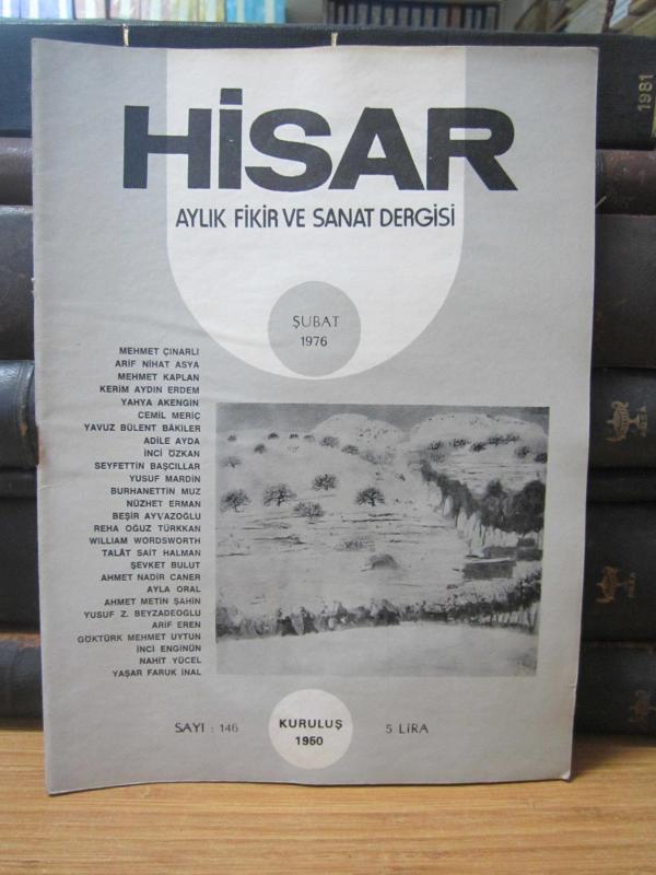 Hisar Aylık Fikir ve Sanat Dergisi - Sayı 146 Şubat 1976