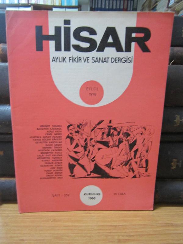 Hisar Aylık Fikir ve Sanat Dergisi - Sayı 252 Eylül 1978