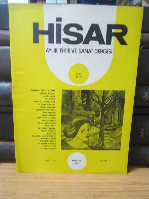 Hisar Aylık Fikir ve Sanat Dergisi - Sayı 263 Ekim 1979