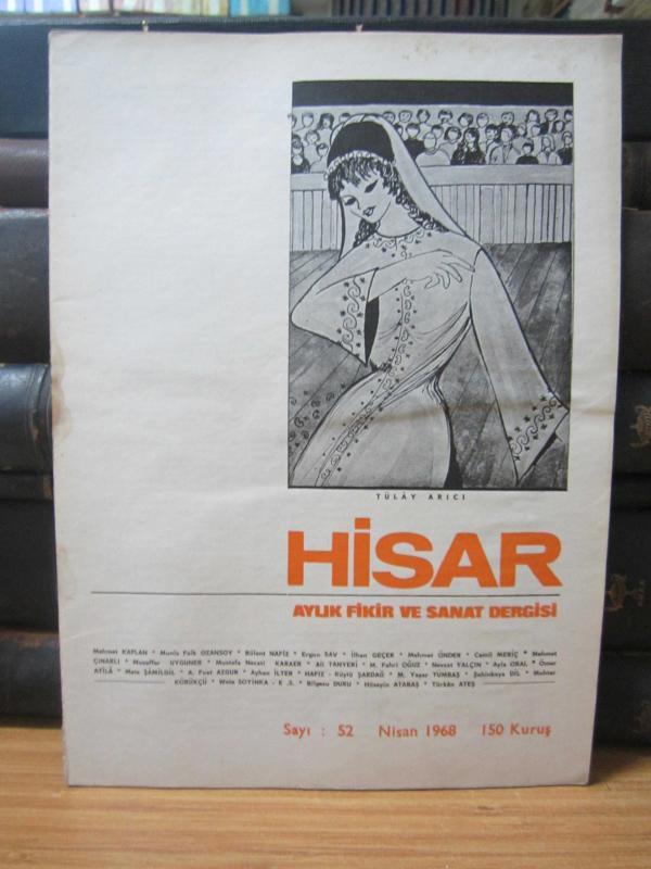 Hisar Aylık Fikir ve Sanat Dergisi - Sayı 52 Nisan  1968