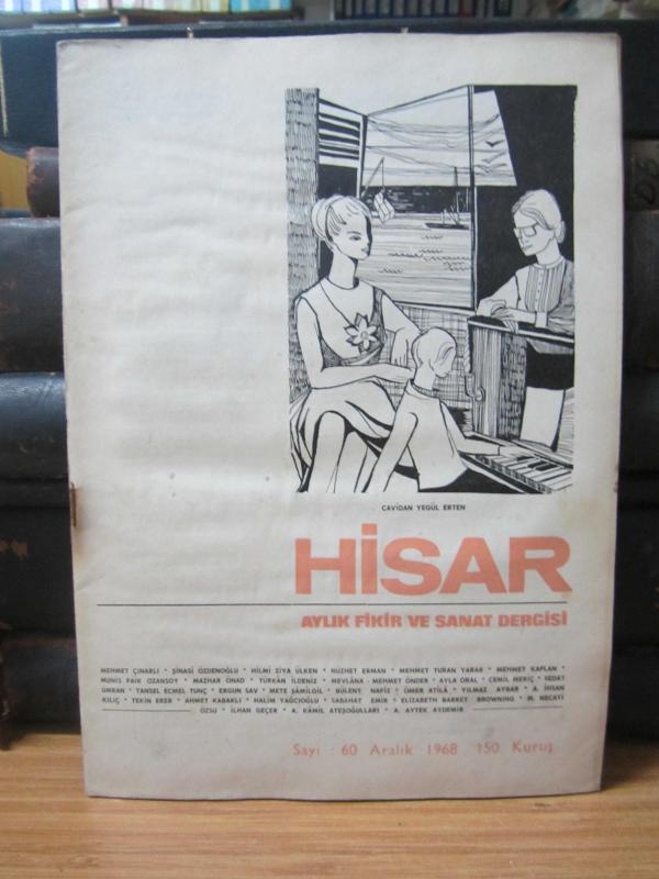 Hisar Aylık Fikir ve Sanat Dergisi - Sayı 60 Aralık 1968