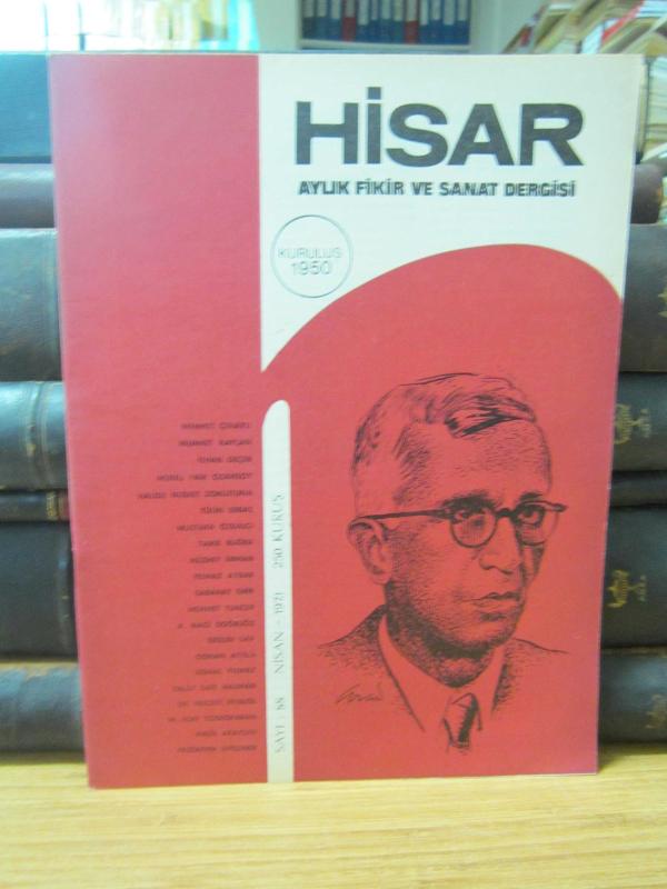 Hisar Aylık Fikir ve Sanat Dergisi - Sayı 88 Nisan 1971