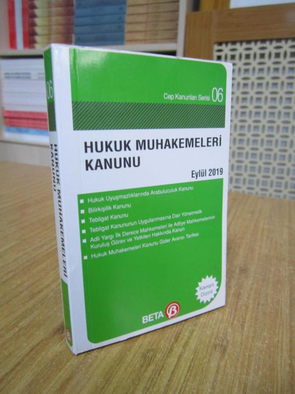 Hukuk Muhakemeleri Kanunu [18.Baskı] Eylül 2019 / Beta Yayıncılık Cep Kanunları Serisi 06