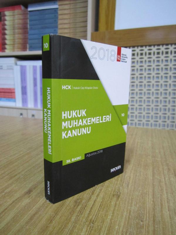 Hukuk Muhakemeleri Kanunu 2018 / Seçkin Yayıncılık [38.Baskı] HCK Hukuk Cep Kitapları Dizisi 10