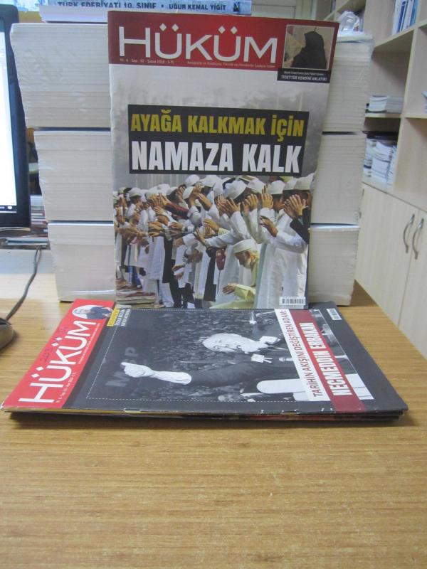 HÜKÜM Dergisi - 2018 Yılı 6 Sayı TAKIM (Sayılar: 62-63-64-65-67-68)