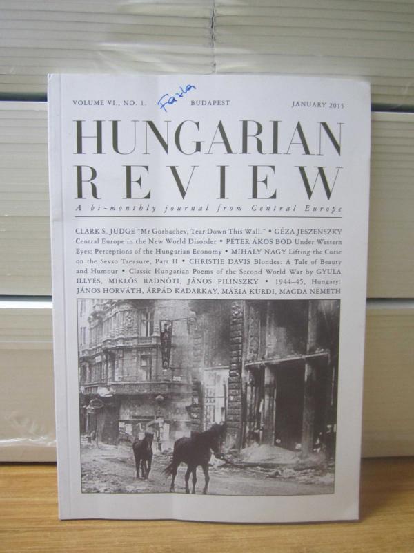 Hungarian Review - Volume VI  No 1 - January 2015