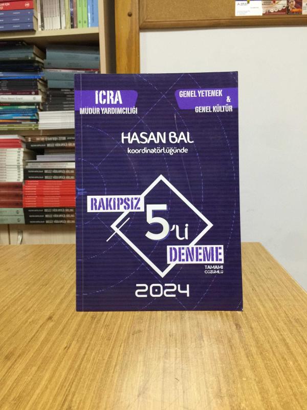 İcra Müdür Yardımcılığı Genel Yetenek Genel Kültür Rakipsiz 5'li Deneme Tamamı Çözümlü 2024